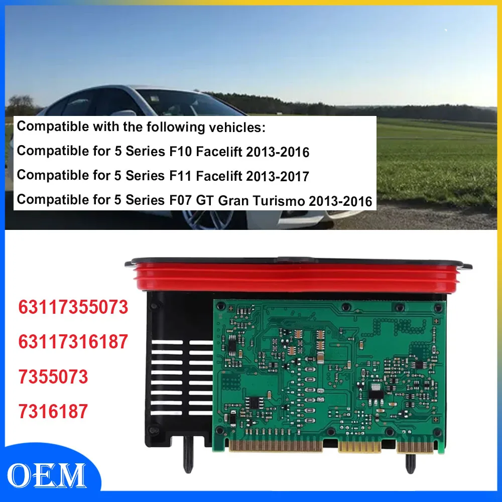 

Headlight Xenon Ballast Module 63117316187 7316187 7355073 63117355073 for BMW 5series F10 F18 F33 F83 LCI 2012 - 2016