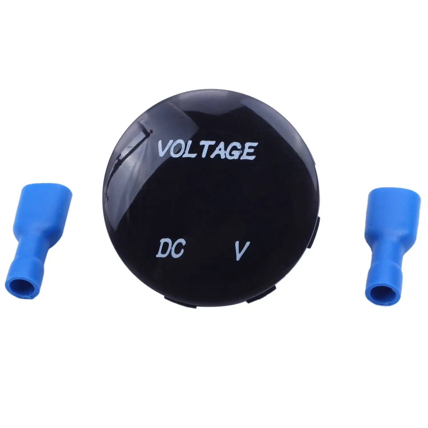 5V-25V DC Voltmeter LED Digital Display Panel Mounted Round Waterproof Car Motorcycle Car image 5