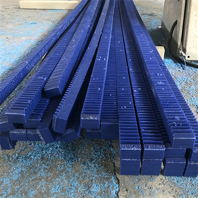 1pcs Blue Plastic Gear Rack 0.5/0.8/1/1.5/2/2.5/3/4 Module Straight Teeth Drive Rack Length 300/500mm Spur Gear Rack
