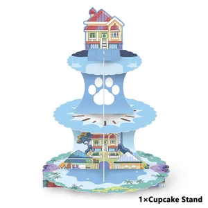 Dekorasi Pesta Ulang Tahun Balon Biru Taplak Meja Biru Latar Belakang Perlengkapan Pesta Set Ulang Tahun Bluey Suvenir Pesta Ulang Tahun Anak-anak 6 balon biru penjualan terbaik - №