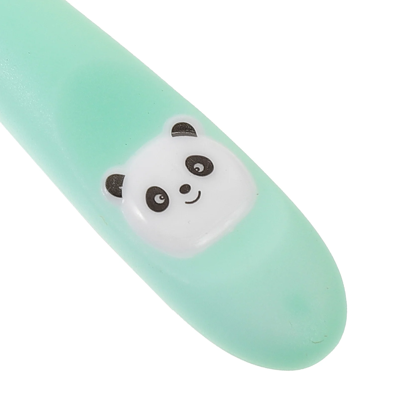 Children's Panda Toothbrush Sturdy for Kids Cute Animal Manual Soft Bristle Lovely Pp with Storage Bucket Care Tool