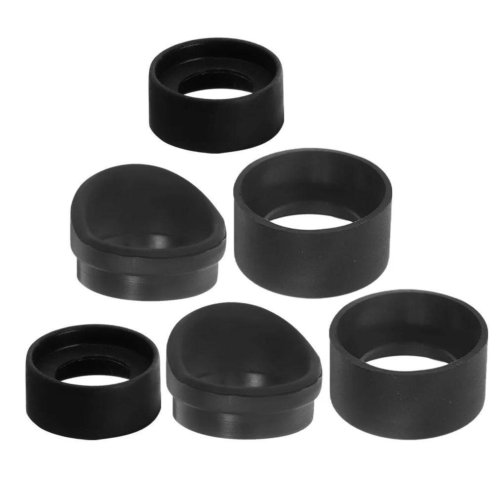 

6Pcs Microscope Eyepiece Cover Rubber Guard for Telescope Stereo Microscope Replacement Parts Scope Accessories Eyepiece Cup