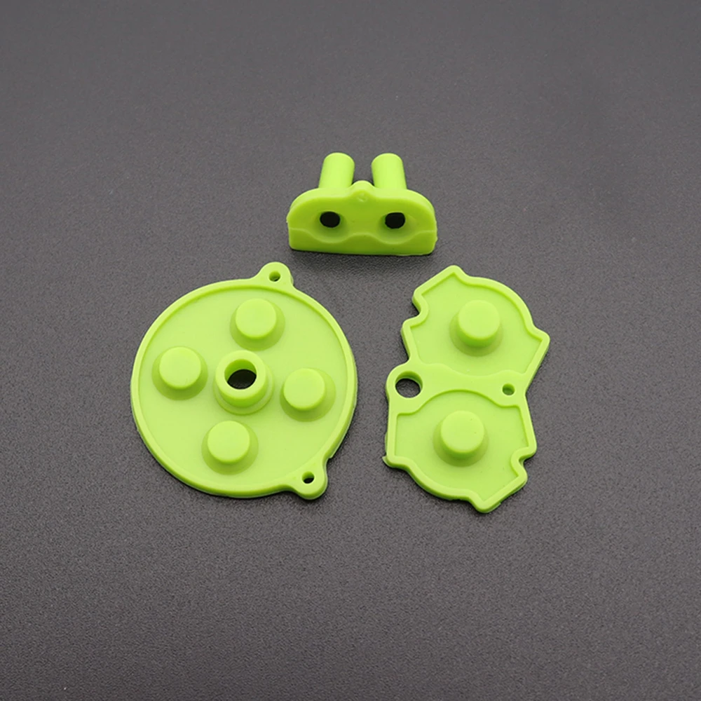 1 Juego de almohadillas conductoras de botón de goma GBA para teclado Game Boy Advance A-B d-pad botones de selección de inicio almohadillas conductoras