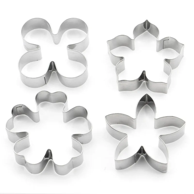 DIY Flower Molds Fondant Biscuit Cookie Cutter For Cake Decorating Tools Chocolate Birthday Party Wedding Kitchen Accessories