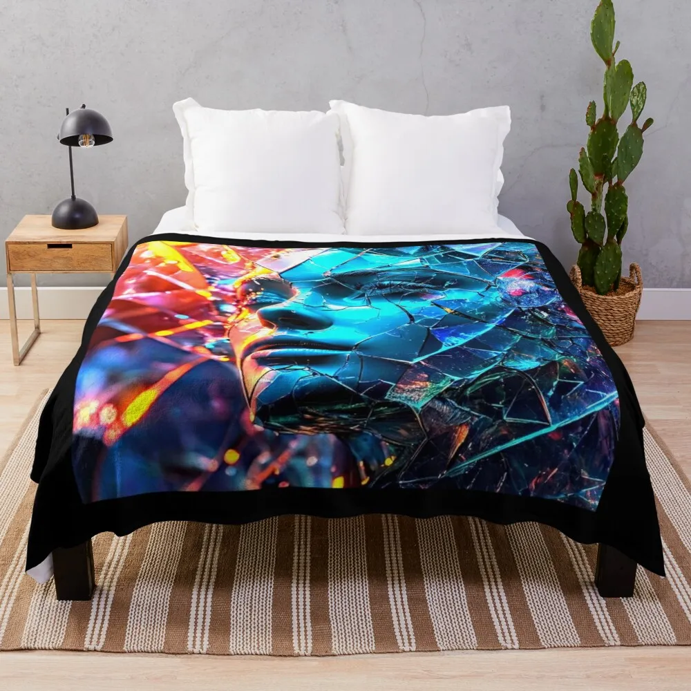 Breaking Through Throw Blanket Custom Summer Beddings Bed covers Sofas Blankets