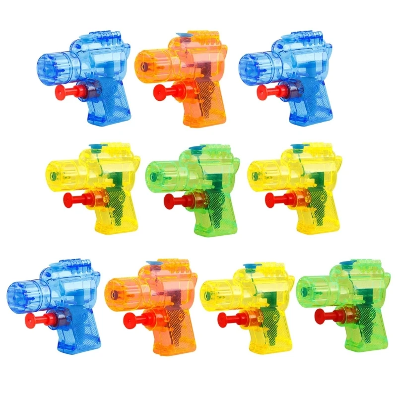 10PCS Wasser Pistolen Bad Spielzeug Wasser Kampf Wasser Spielzeug Outdoor Pool Strand Spielzeug