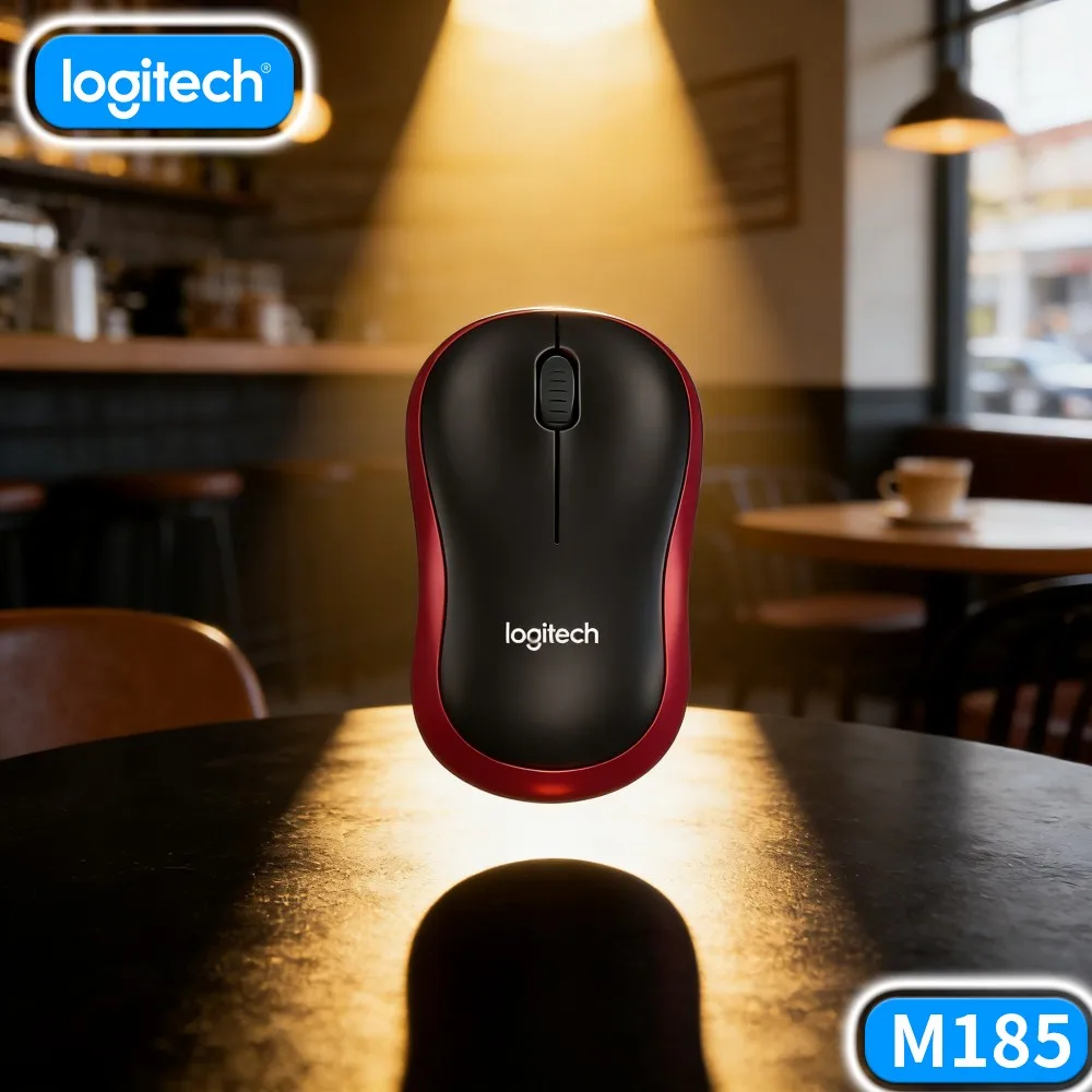 Logitech M185 Motel Overnight Remote Business Mouse Wireless Compact Travel Build For Work Task