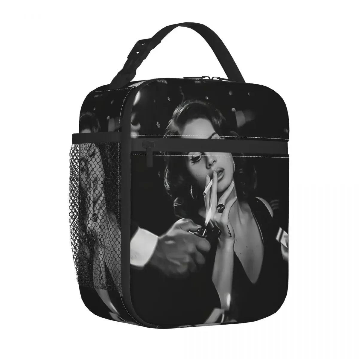 The Smoke Lana Del Rey Insulated Lunch Bags Leakproof Meal Container Thermal Bag Tote Lunch Box School Travel Food Bag