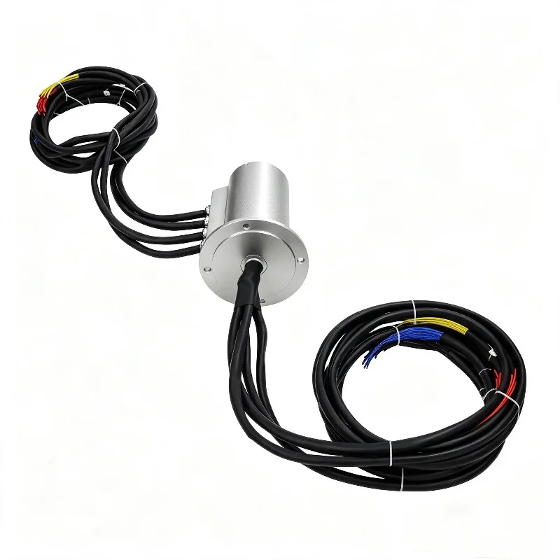 130mm OD IP65 4 Circuits 300A Heavy Duty Slip Ring for Construction Machinery and Rotary Equipment