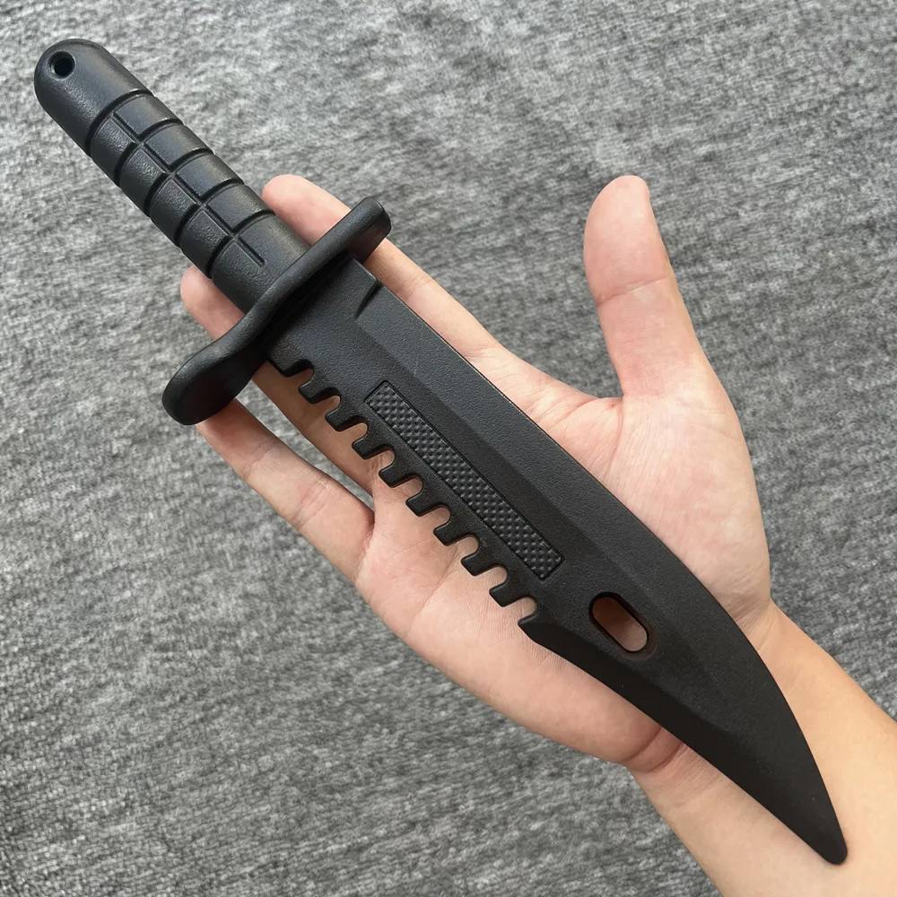 30 ซม.มีดพลาสติกความแข็งแรงสูงมีดขนาดเล็กกลางแจ้งดาบสั้นศิลปะการต่อสู้การฝึกอบรมมีดดาบตะวันตกอุปกรณ์ประกอบฉากคอสเพลย์ของเล่น