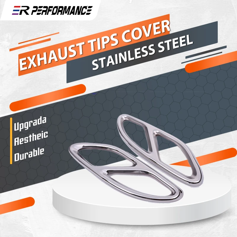 Fit For Mercedes S R Class GLA Cars Accessories Stainless Steel Exhaust Tailpipe Cover Auto Modified Parts Output Cover Muffler