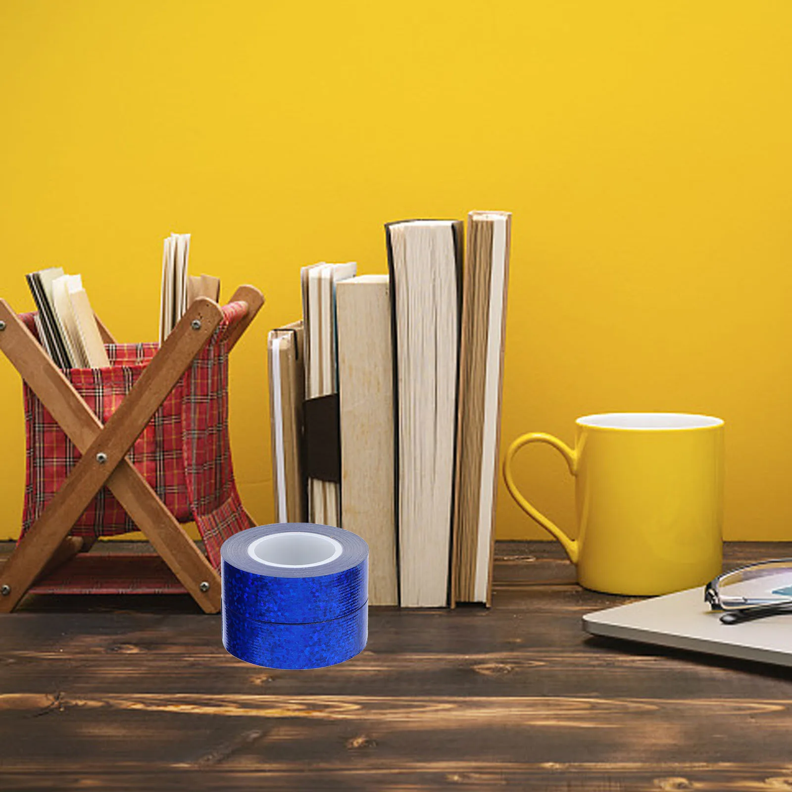 

2pcs 2 Rolls Glitter Heavy Duty Duct Tape Strong Adhesive Tear Resistant For Indoor Outdoor Use Color Tape Rolls Adhesive Tapes