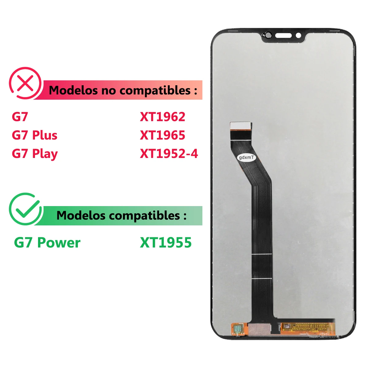 6.2\'\'For Motorola Moto G7 Power XT1955 XT1955-4 LCD Display Touch Screen Digitizer Assembly Replacement For Moto G7 Power