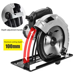 Electric Circular Saw 8 Inch Inverted Portable Wood Cutter Cutting Machine Table Saw Woodworking Tool 220V 2000W