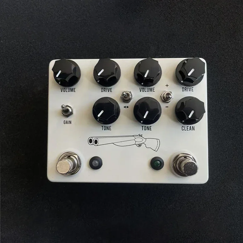 LY-ROCK Doublebarrel V4 Double Tube Overdrive Effector Pedal