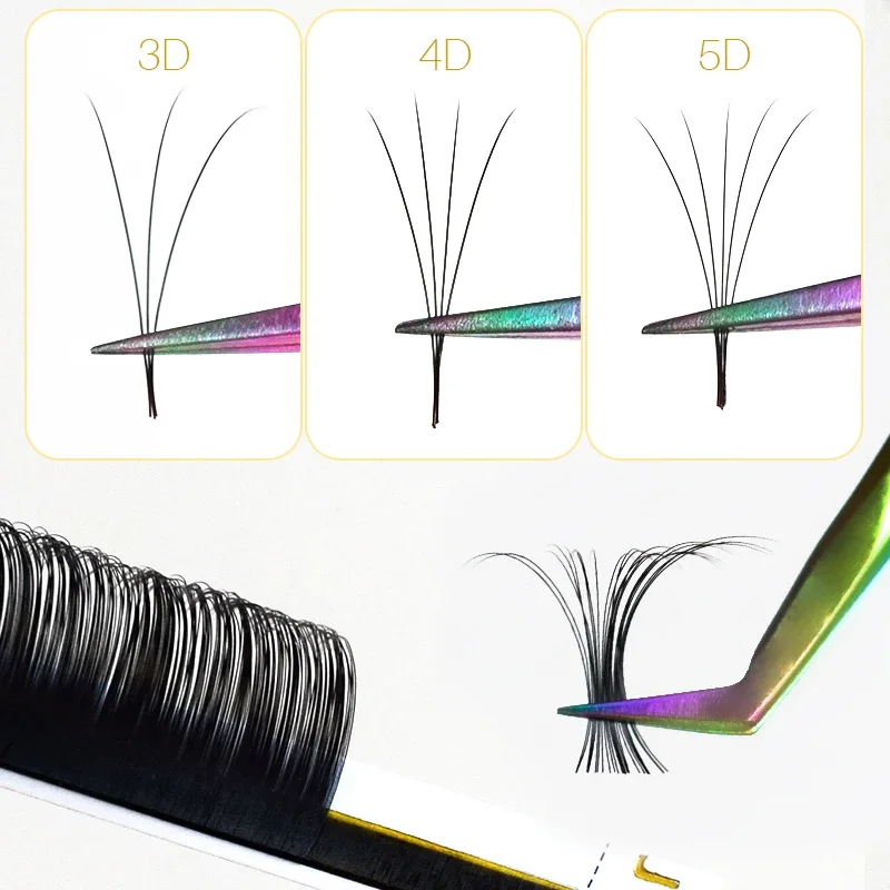 Individual Eyelashes 16 Rows 7-16 Length High Quality Makeup Tools False Eyelashes