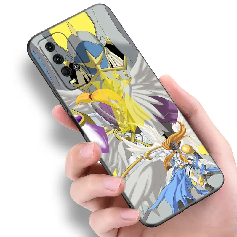 Digital Monster Digimon Phone Case For Xiaomi Redmi 11 Prime 11A 12C 13C A1 A2 Plus 12 4G 10 5G 8A 9A 10A 9C 10C 9i 12R Note 9T