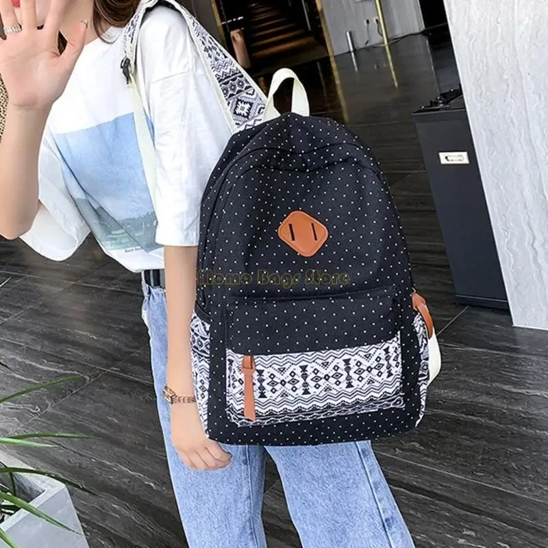 

X90D Backpacks Purse for Women Backpacks Set School Bag Bookbags Canvas Backpacks