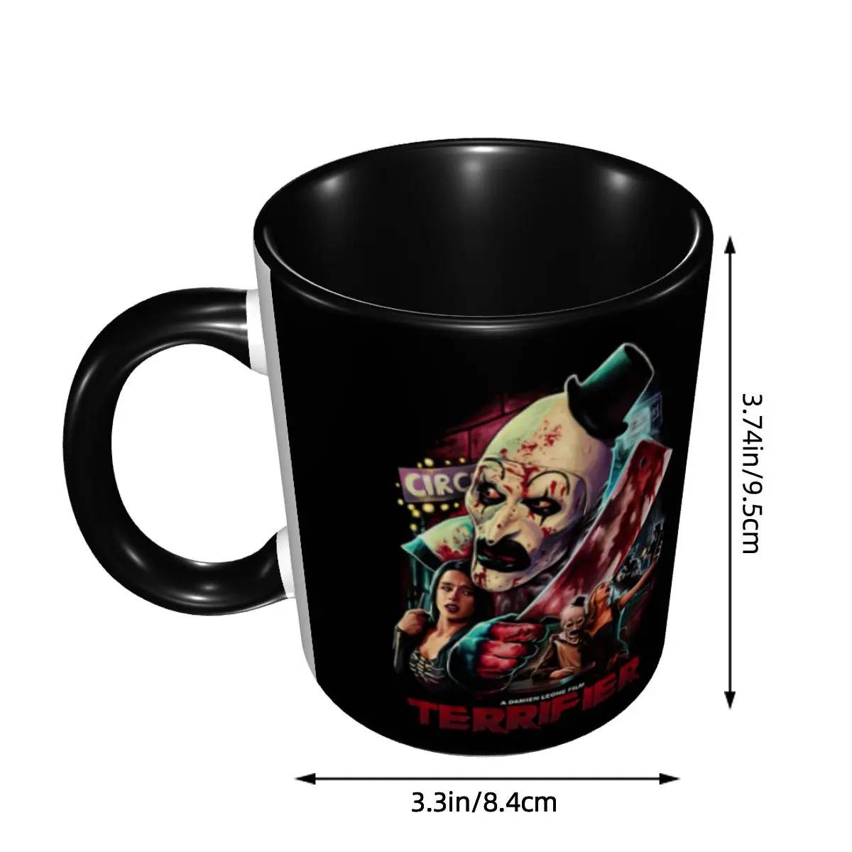 Terrifiers Blood Coffee Mugs DIY Personalized Halloween Horror Movie Ceramic Mug Creative Gift