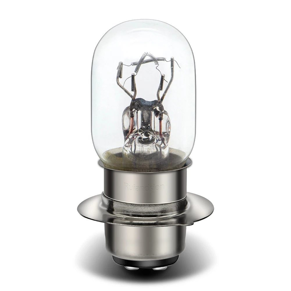 

H6M Halogen Bulbs 12V 25W 35W Dual Power Motorcycle Headlight Fog Lamp P15D Base Warm White Sealed Beam Replacement Bulbs