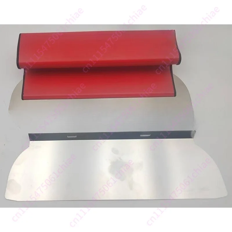 Wall Putty Cement Mortar Gypsum Paint Smoothing Plastic Box Ash Scraper Stainless Steel Scraper Feeding Artifact
