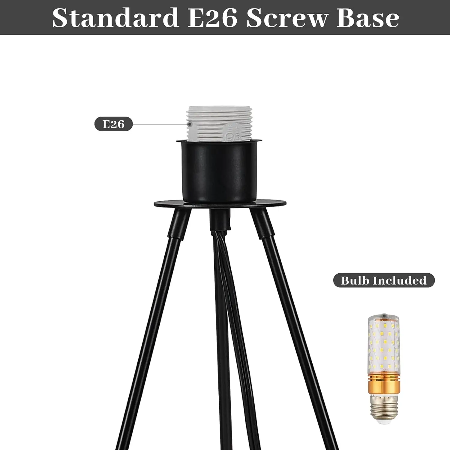 Candeeiro de pé de papel de arroz japonês 49,2 'branco Akari luz de pé com lâmpada 3000K - sombra de lanterna Japandi Noguchi artesanal para cama