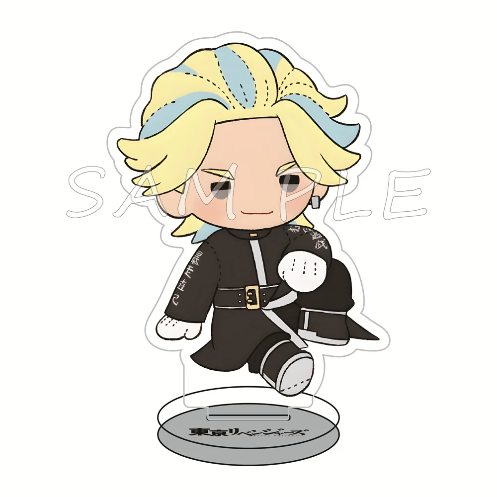 Tokyo Revengers 10cm Cute Chibi Acrylic Stand Figures Kechain Anime Desktop Tabletop Ornament Otaku Fans Collectible Gift