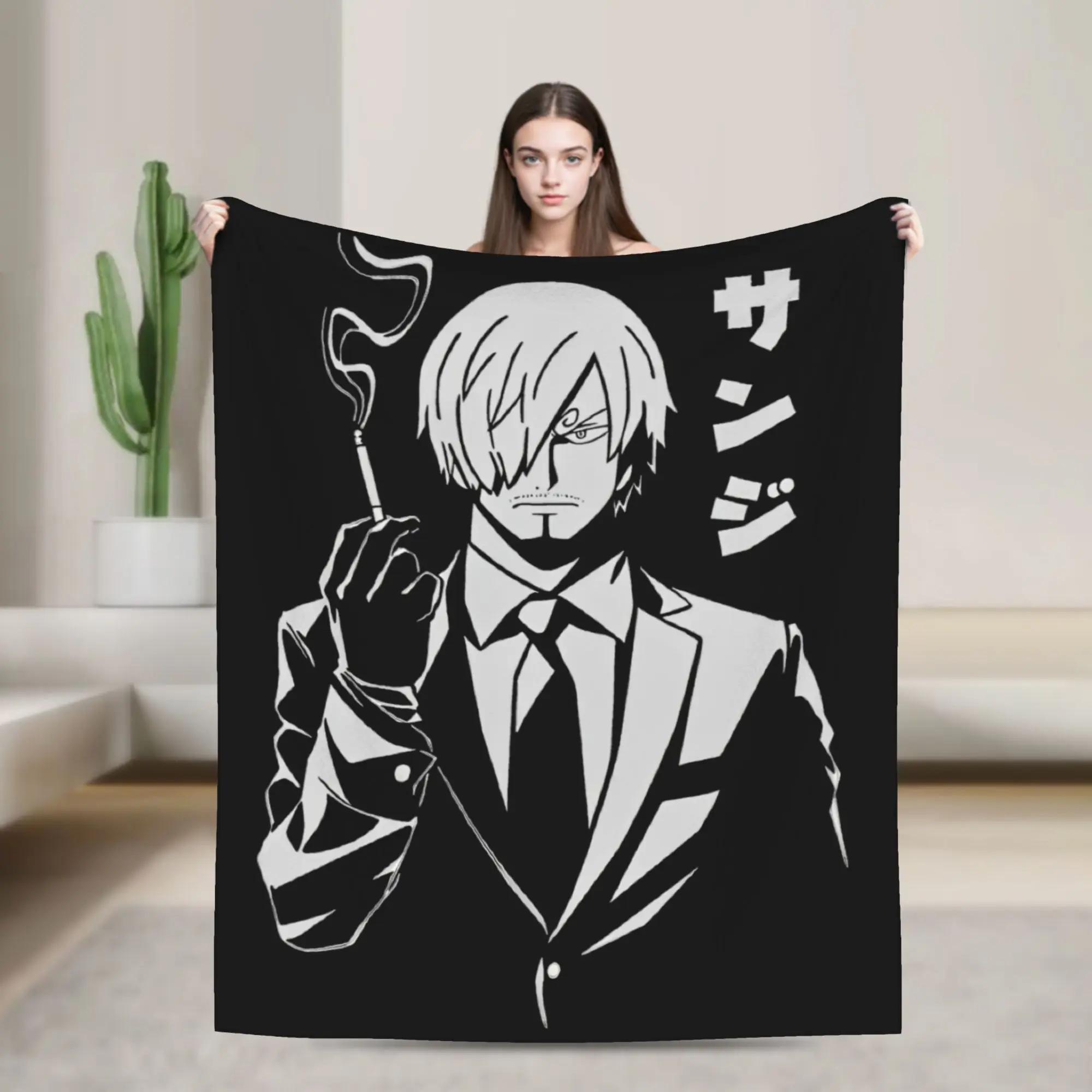 

Sanji Vinsmoke цельное одеяло фланелевые пледы домашний диван портативные мягкие теплые покрывала