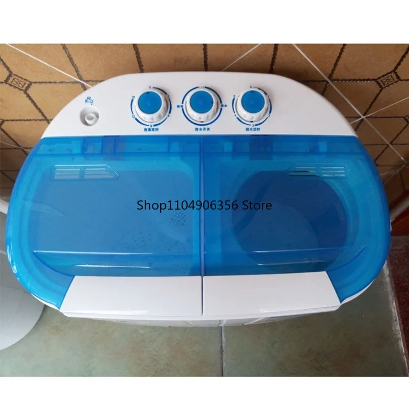 

for Double bucket household washing machine small semi-automatic double cylinder elution machine