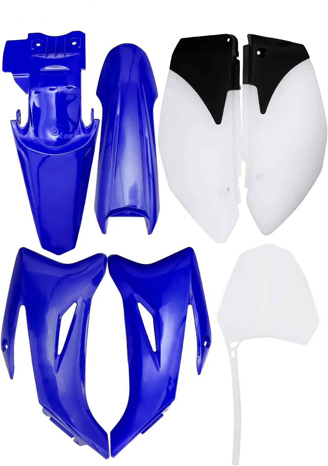 7pcs Blue Complete Plastics Fender Kit Fairing For Dirt Pit Bike Yamaha TTR110 TTR110E TTR 110 SSR SDG 140cc 150cc 160cc 170cc