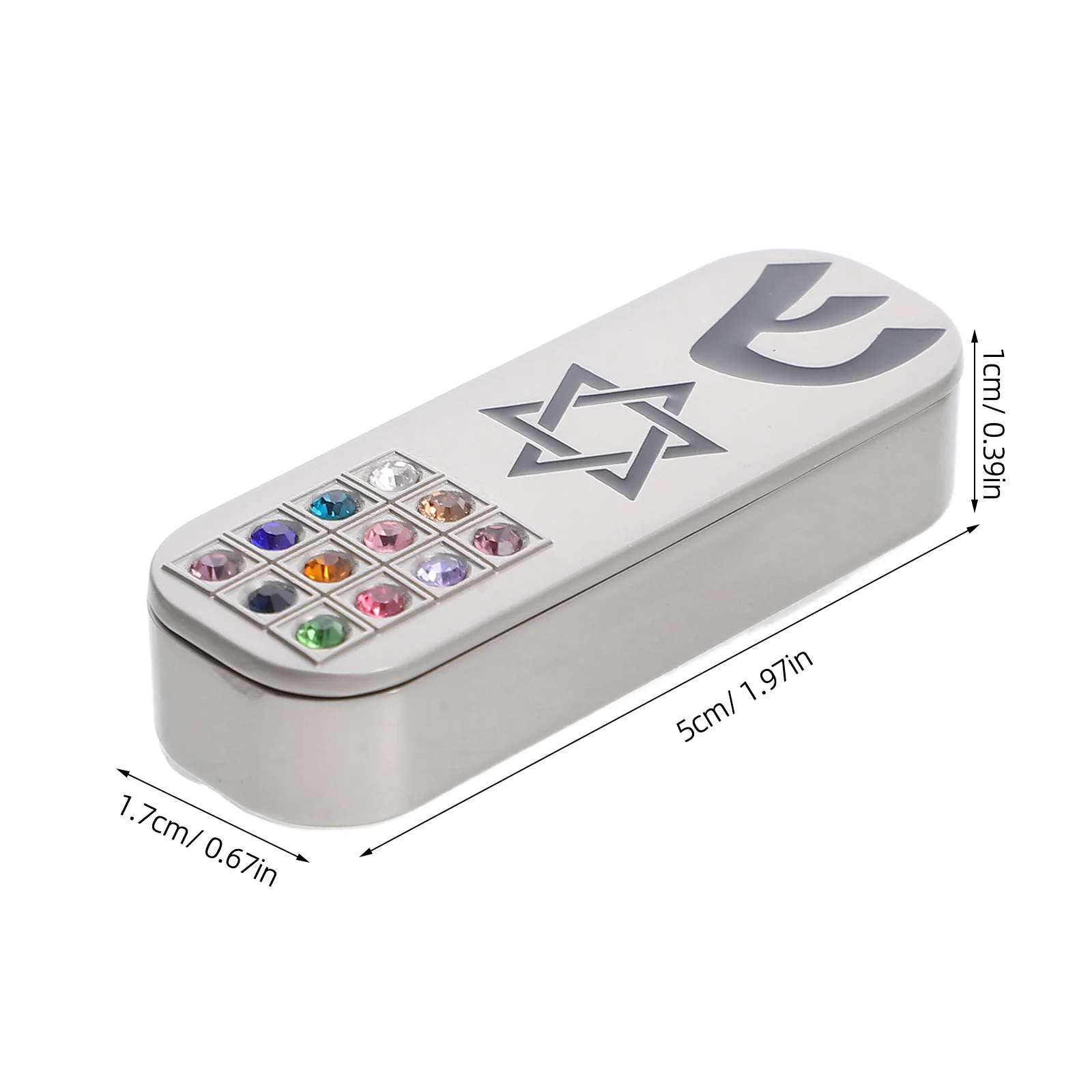 Bible Mezuzah Case For Doorway Traditional Jewish Home Blessing Scroll Holder Diy Installation Metal Wall Decor Religious Jewish