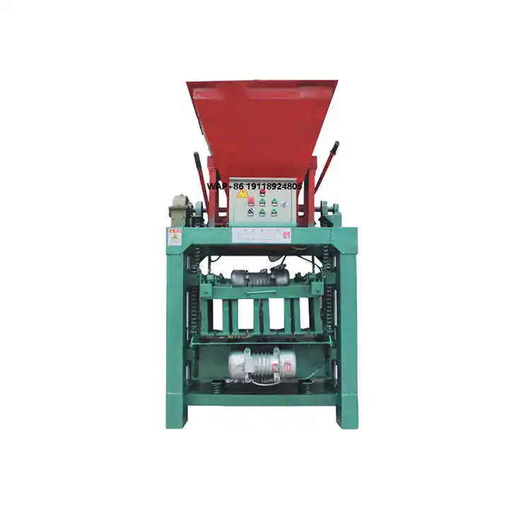 Small Business Machines GM4-35B 220v Motor Engine Concrete Cement Block Making Machine with Mixer Brick Molding Machine