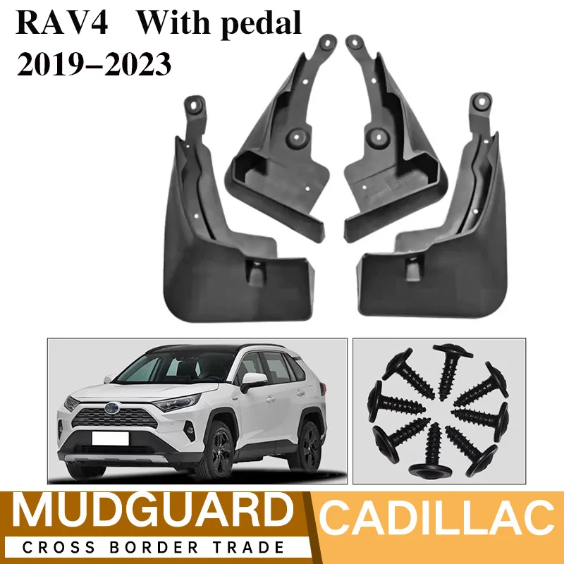 

Car Fender Mud Flaps For Toyota RAV4 2019-2023 Hybrid XA50 2022 Splash Guards MudFlaps Front Rear Mudguards Auto Accessories