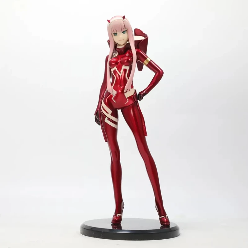 

Фигурка Zero Two из DARLING In The FRANXX в красном пилотном костюме, аниме-статуэтка, настольное украшение, коллекционная модель для любителей аниме.