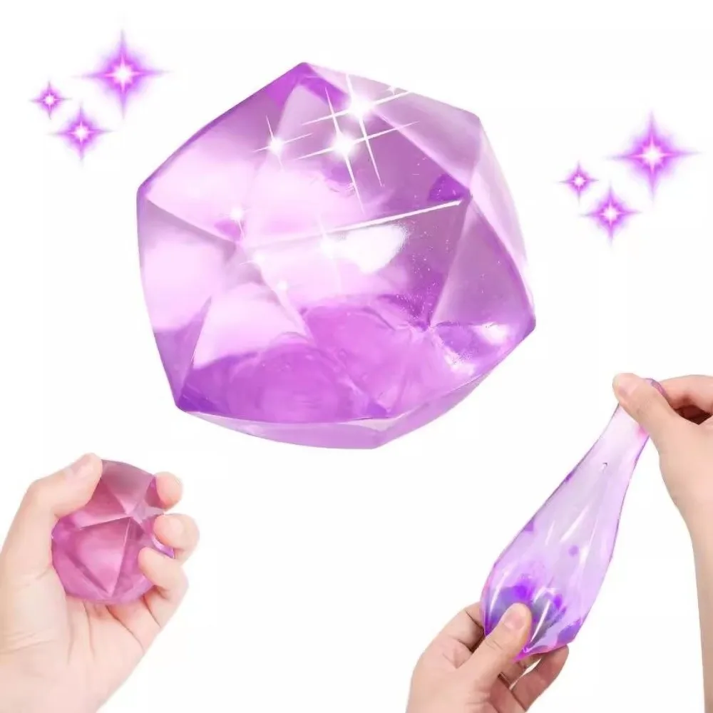 Translucent Diamond Maltose Pinch Soft Stretchy Maltose Stress Relieving Pressure Relieving Squeezing Ball