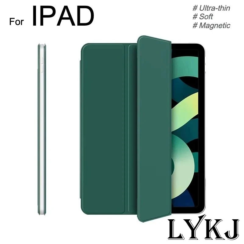 Smart Folio Case for New iPad A19 12th A16 11 10 Th Gen iPad Pro M5 Air 8 7 6 5 4 M3 M2 M4 12.9 11 13 