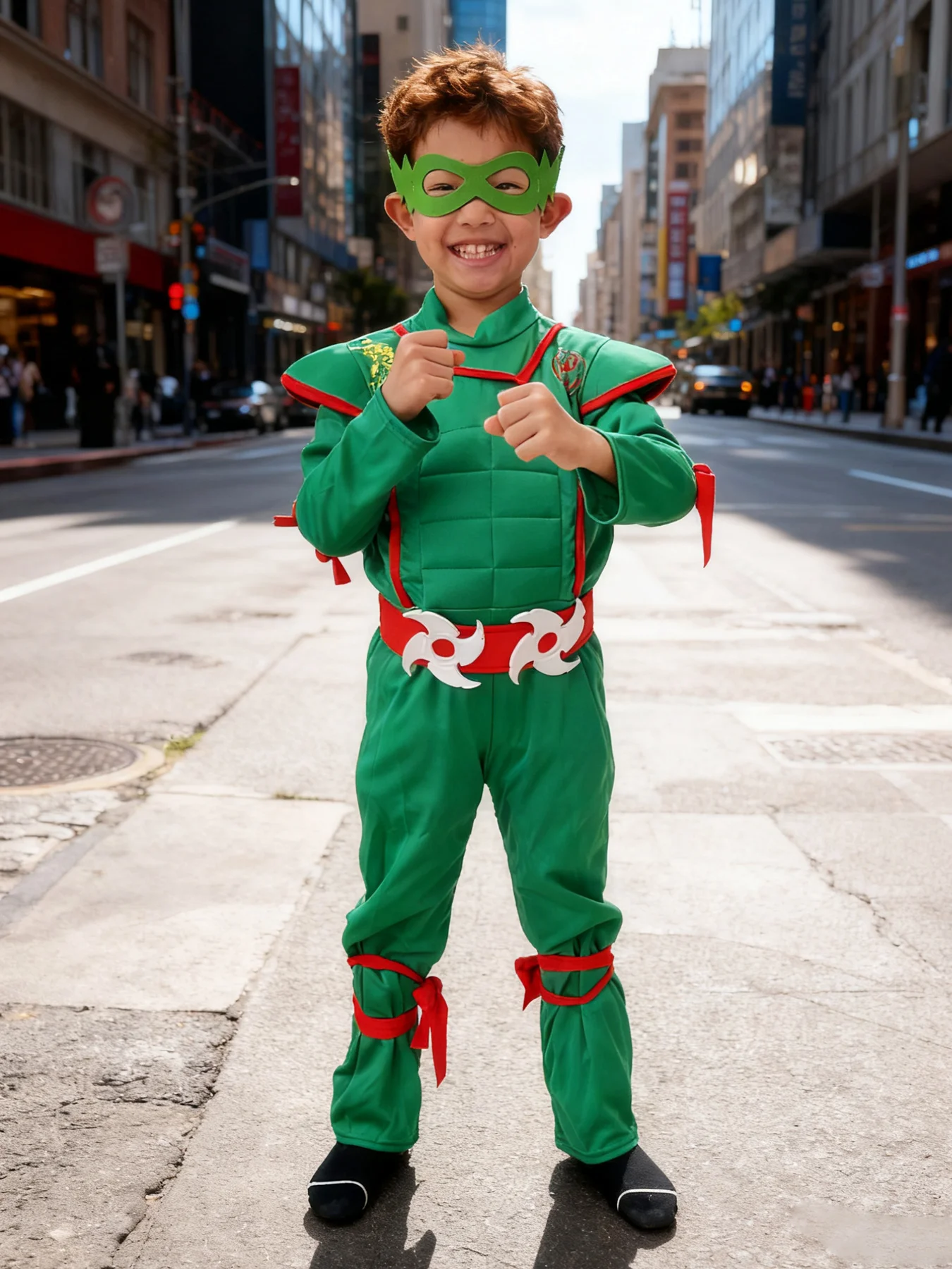 Disfraz de Ninja Verde para Niños, Disfraz de Asesino Invisible con Máscara, para Fiestas, Actuaciones, Cumpleaños, Festivales