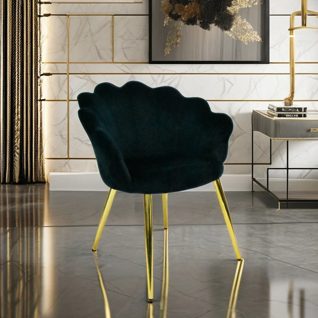 

For Hot Sale Modern Luxury Dining Room Chairs Gold Steel Metal Frame With Velvet Restaurant Chair