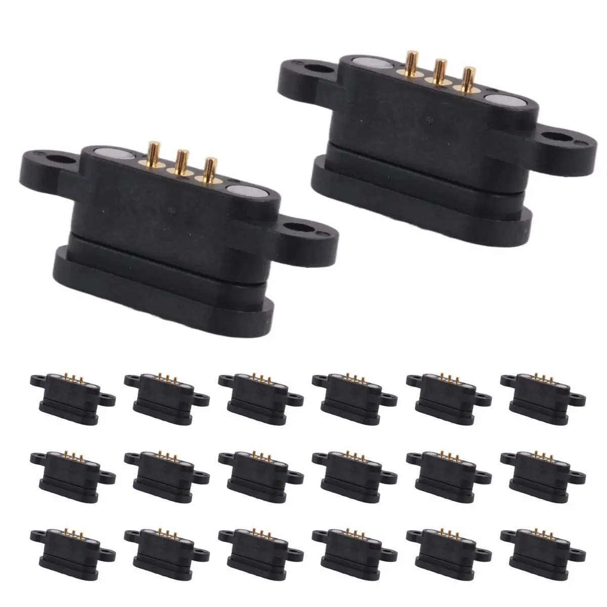 20 Pairs Magnetic Pogo Pin Connector 3 Positions