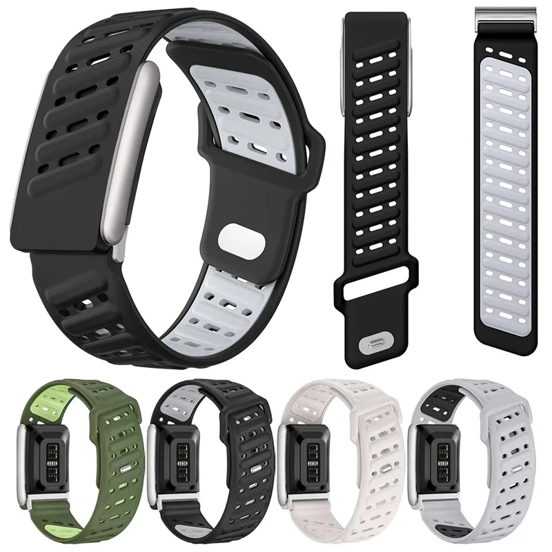 

Compatible for WHOOP 5.0/5.0 MG SportFlex Wrist Band Soft-Touch Silicone Soft and Breathable Adjustable Rubber Band Accessories