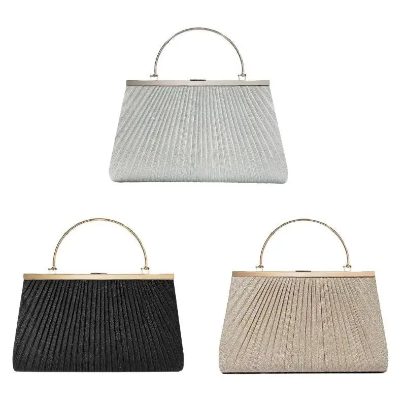 

D46D Shoulder Bag Sparkling Evening Bag Party Banquet LadyPurse Handbag Crossbody Bag