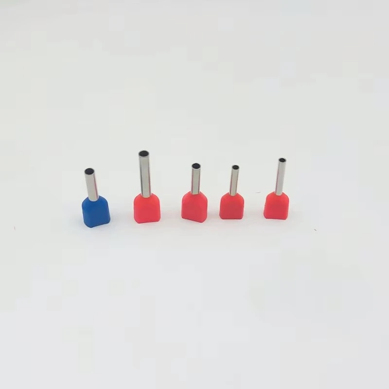 Insulated Double Cord End Terminal - Assorted Types including TE0510 TE7508 TE7510 TE1008 TE0508 for Electrical Wiring