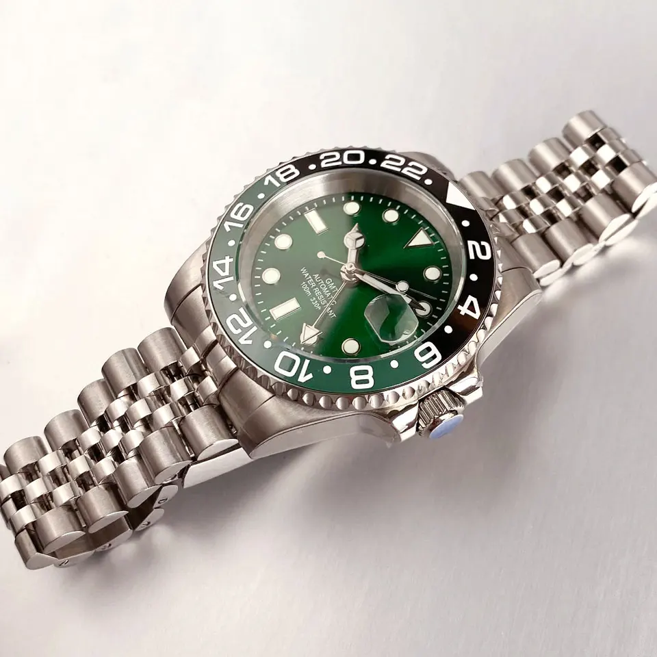 時計 Tandorio GMT Automatic Watch Se93ae8b70ada41aeb2f22ba89e04b