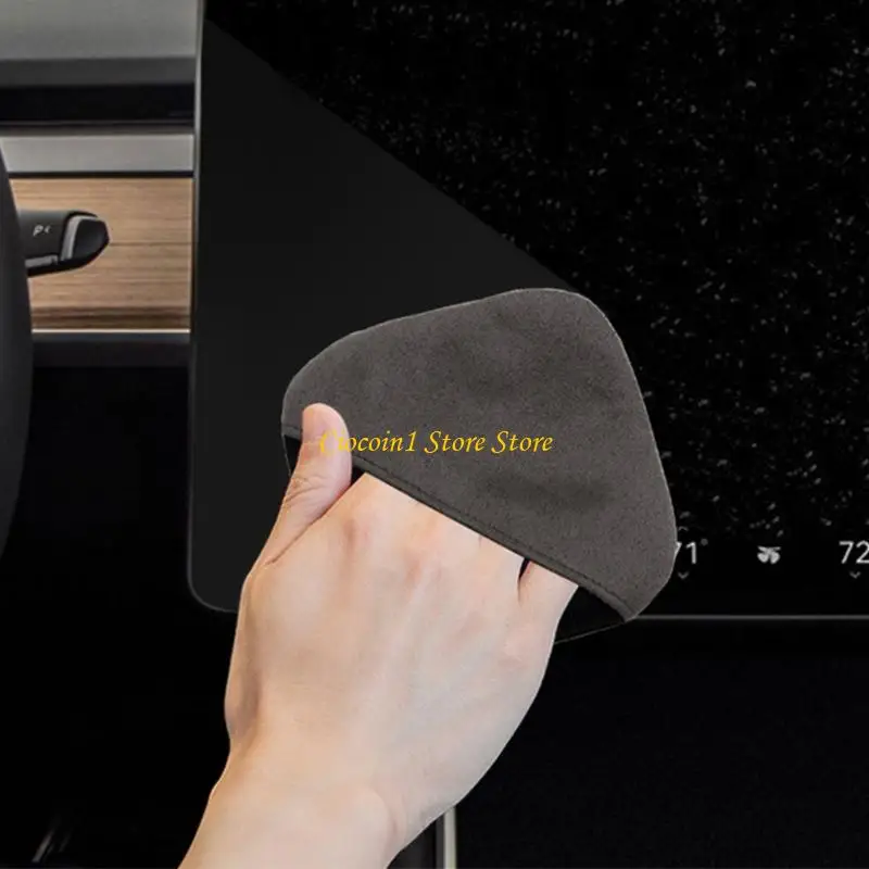 A3PC Premium Microfiber Screen Cloth Glove Design For Electronics Car Displays Dry Wet Washable Reusable Multipurpose
