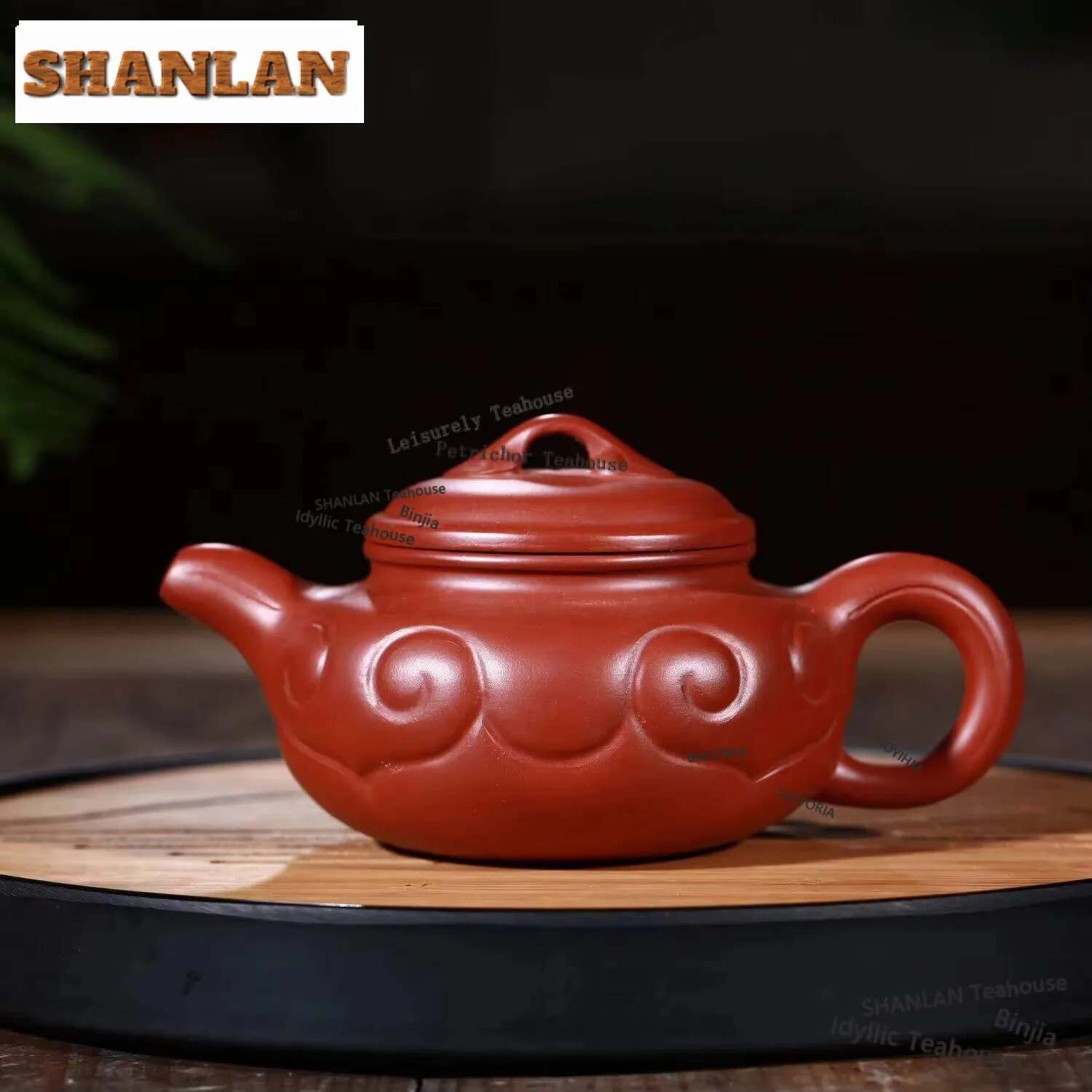 220ml High-end Yixing Purple Clay Teapot Handmade Ruyi Pot Raw Ore Dahongpao Mud Kettle Chinese Zisha Tea Set Teaware Collection
