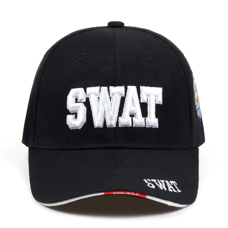 Gorras de Béisbol Deportivas con Letras de Moda SWAT para Hombre y Mujer, Visores Deportivos, Gorras Snapback, Gorra para el Sol, Gorras Masculinas