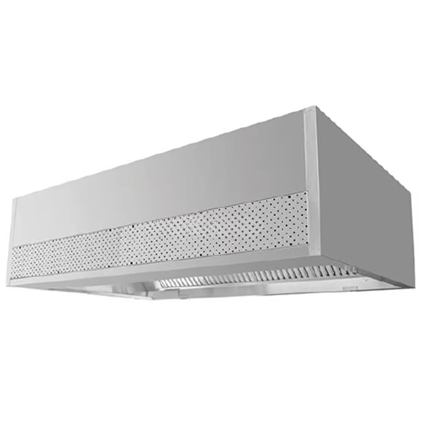 Commercial Kitchen Fume Purifier System  Integrated Exhaust Hood with 98% Purification Rate  CE Certified Stainless Steel