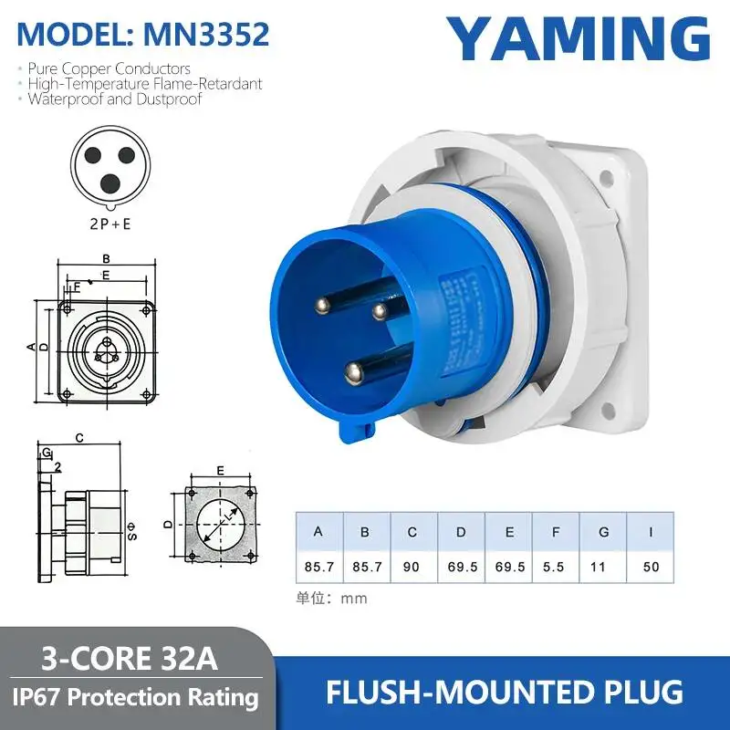 Variant: 3Core32A Flush3352