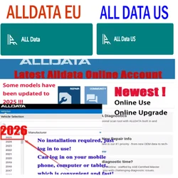 AlldataEU 2026 Full Version Ofline Software All Data for Online Account Working Log in And Use Online for Autosoft 2