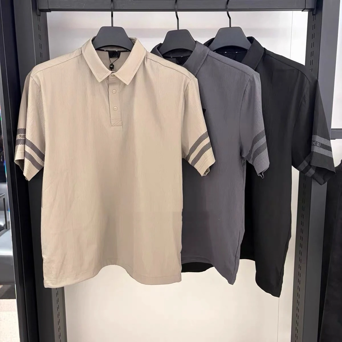 2026 Summer New Original Korean Golf Quick-Dry Breathable Moisture-Wicking Versatile Casual Short Sleeve Soft Men's T-Shirt